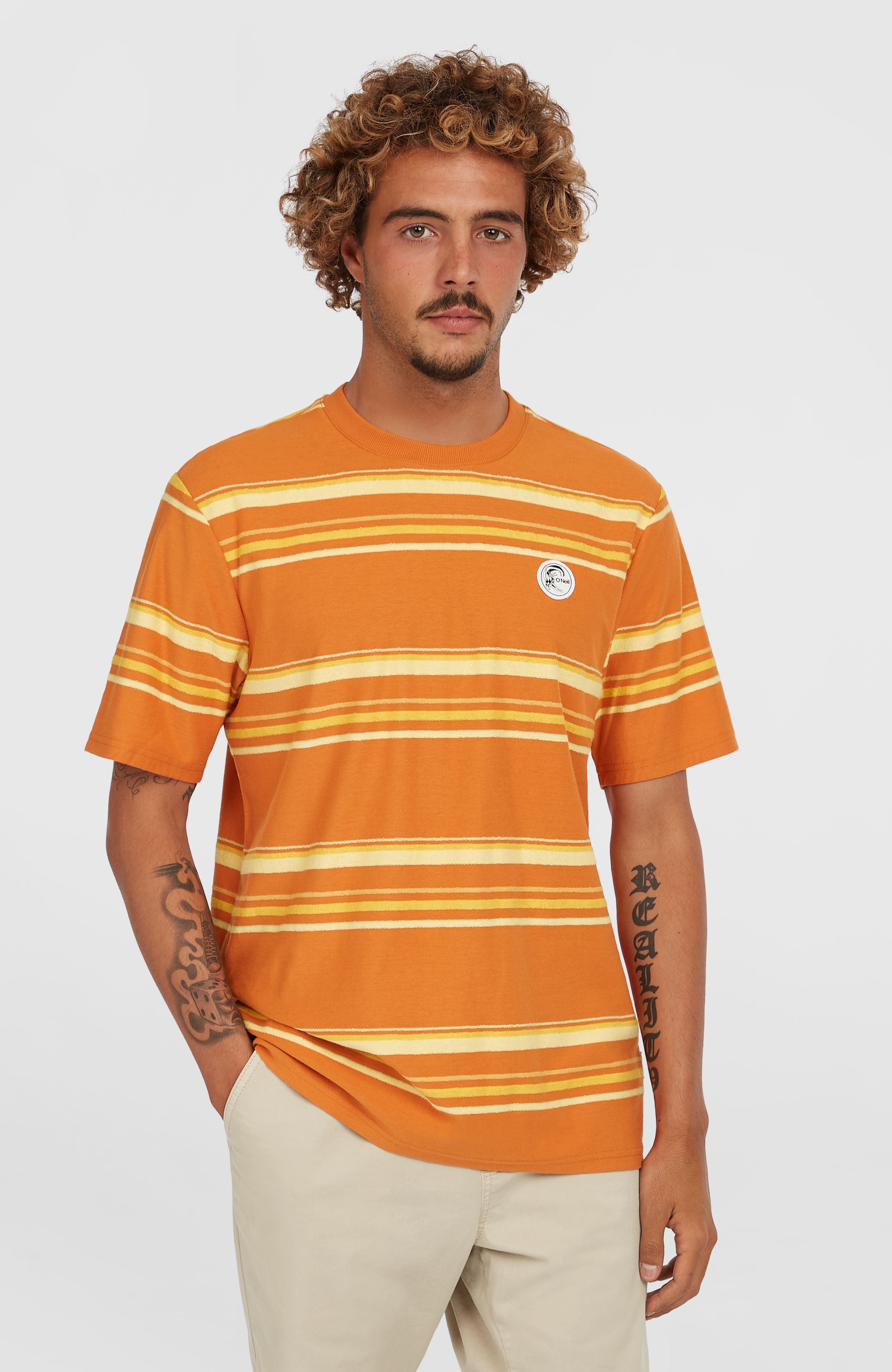 け*う様 solol ND ver. Type2 - RETRO STRIPE O'Riginals Stripe T-Shirt | Orange Originals Retro Stripe – O'Neill