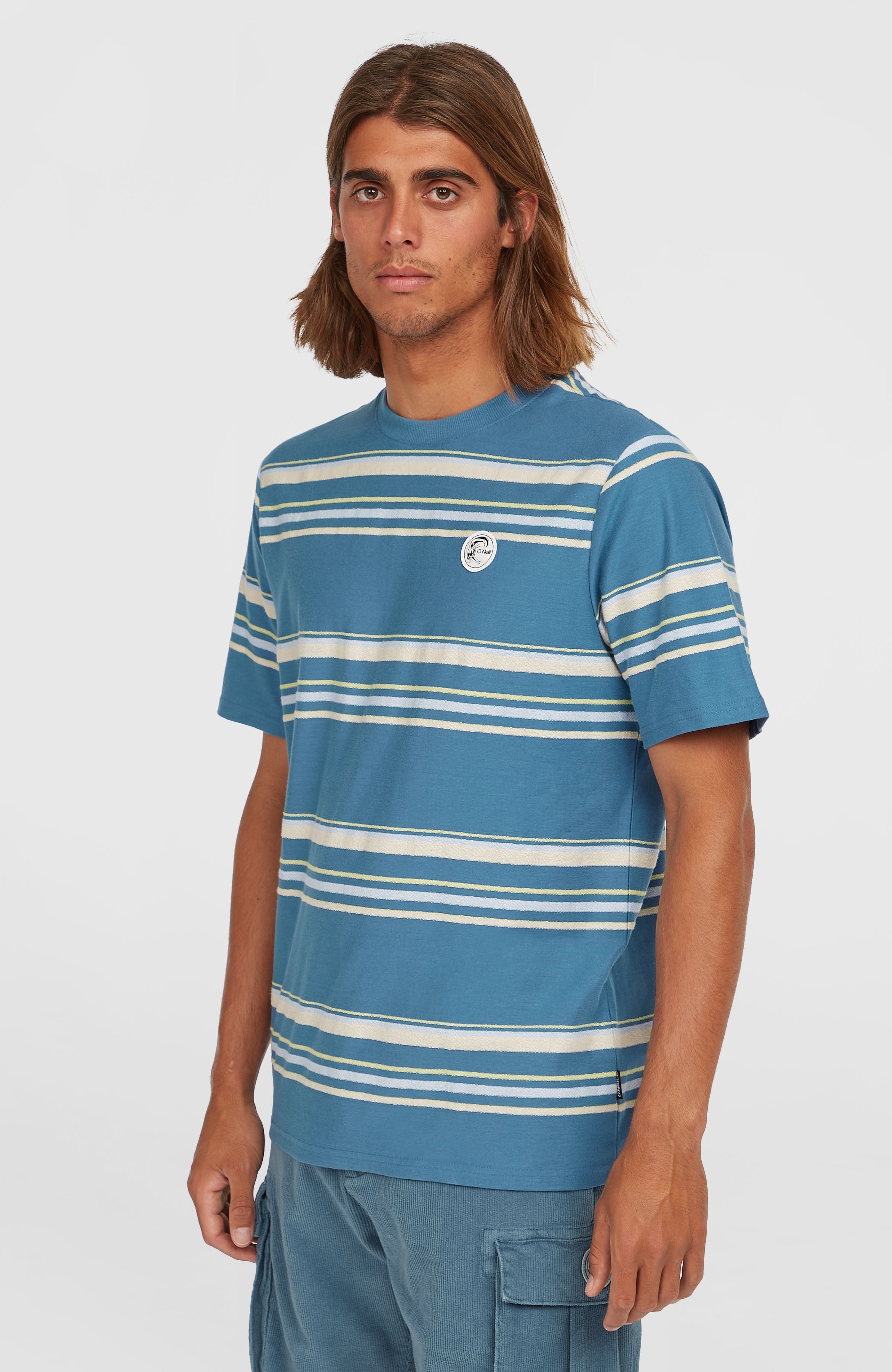 solol(ソルオル)ND ver.Type2 RETRO STRIPE O'Riginals Stripe T-Shirt | Blue Originals Retro Stripe – O'Neill