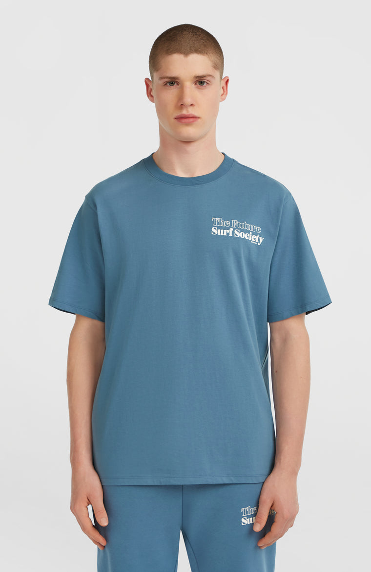 Future Surf Society T-Shirt | Mozart Blue Future Surf Society T-Shirt | Mozart Blue