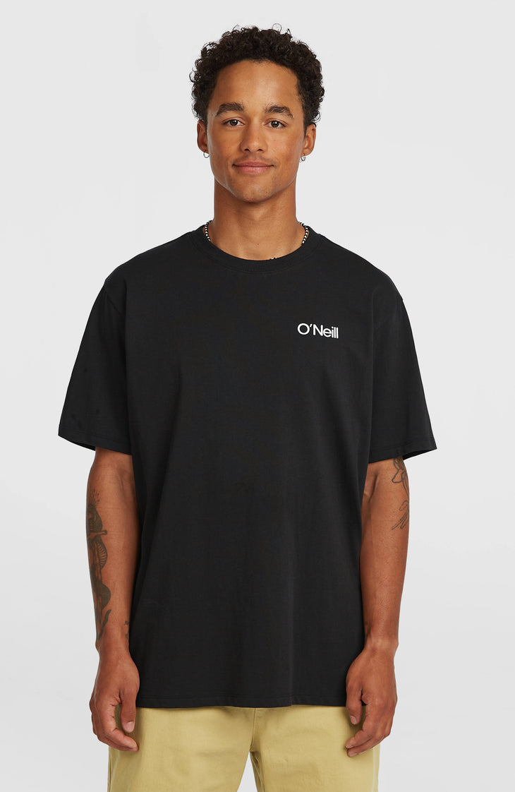 Polygiene Cotton Graphic T-Shirt | Black Out