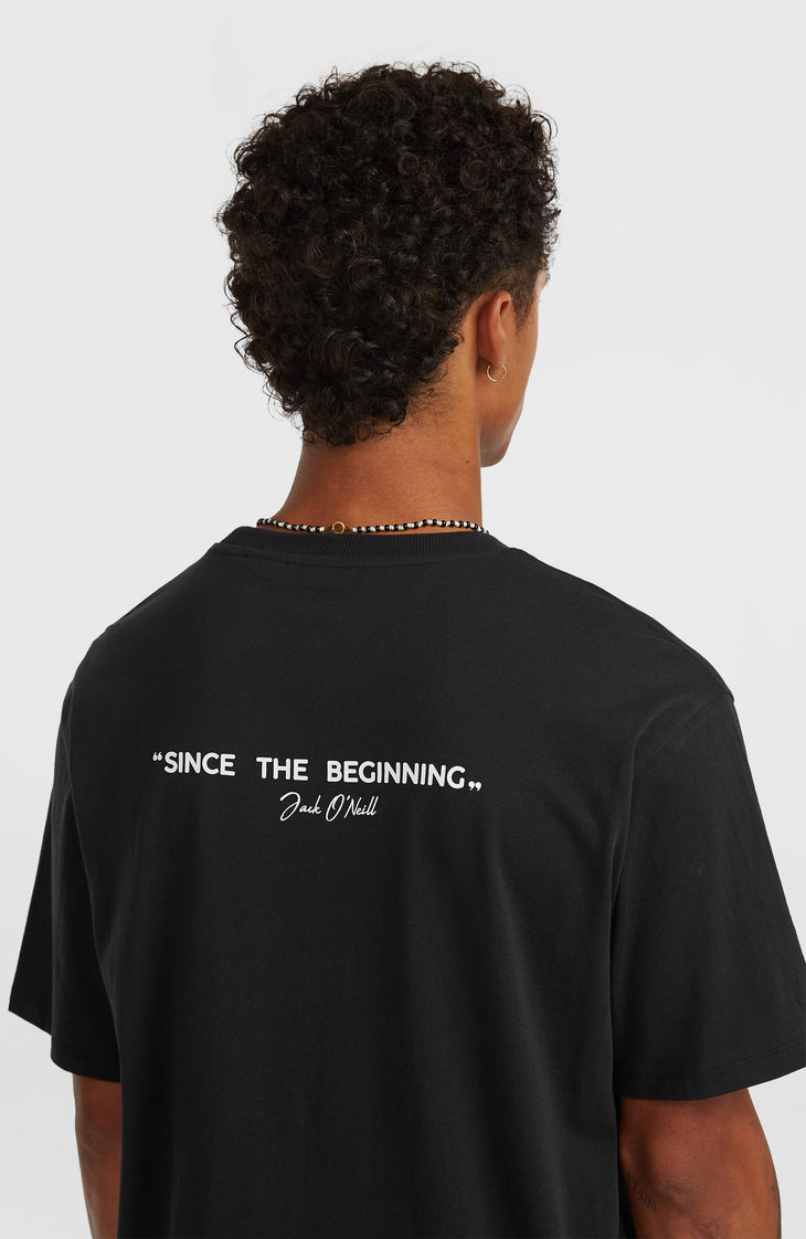 Polygiene Cotton Graphic T-Shirt | Black Out