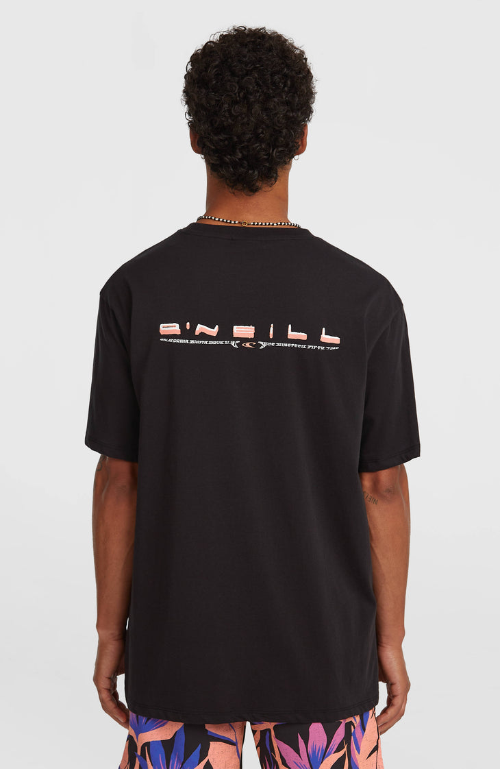 O’Neill Retro Back Print T-Shirt | Black Out