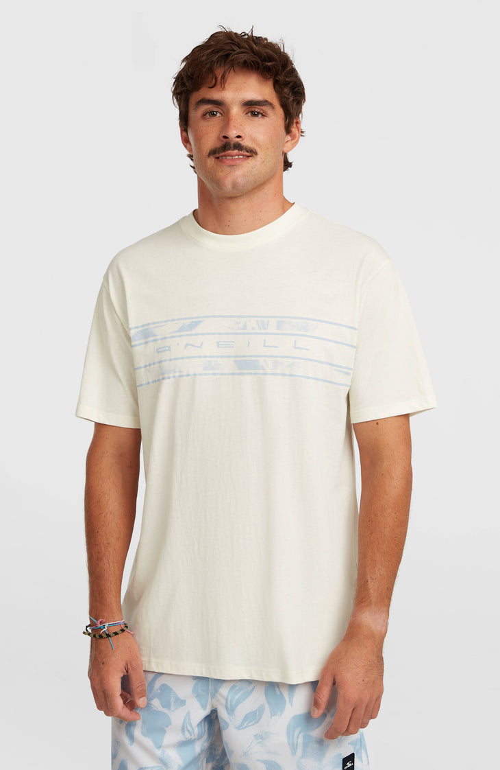 O’Neill Flower Stripe T-Shirt | Snow White
