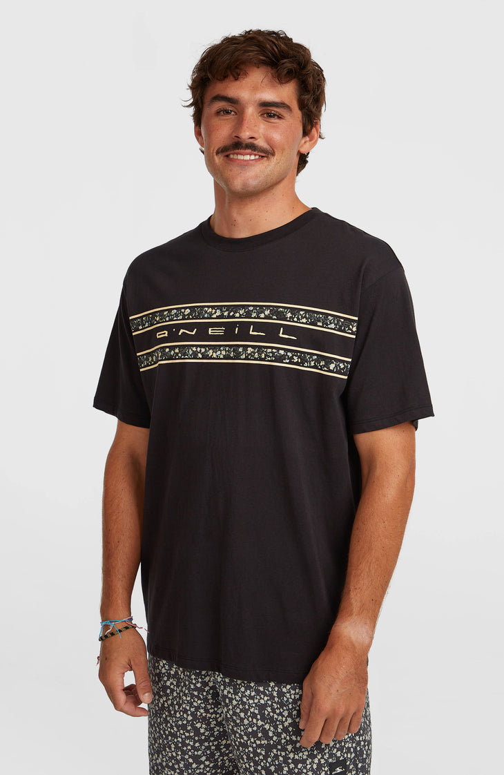 O’Neill Flower Stripe T-Shirt | Black Out