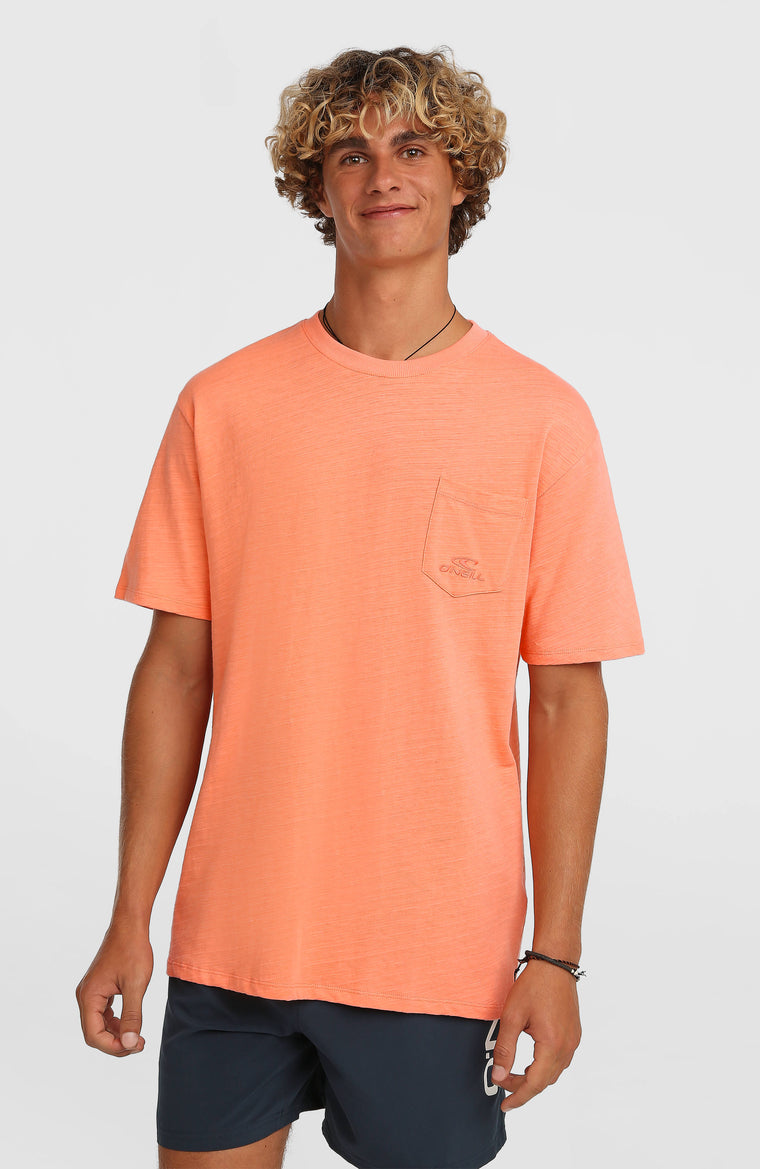 O'Neill Slub Chest Pocket T-Shirt | Funky Peach O'Neill Slub Chest Pocket T-Shirt | Funky Peach