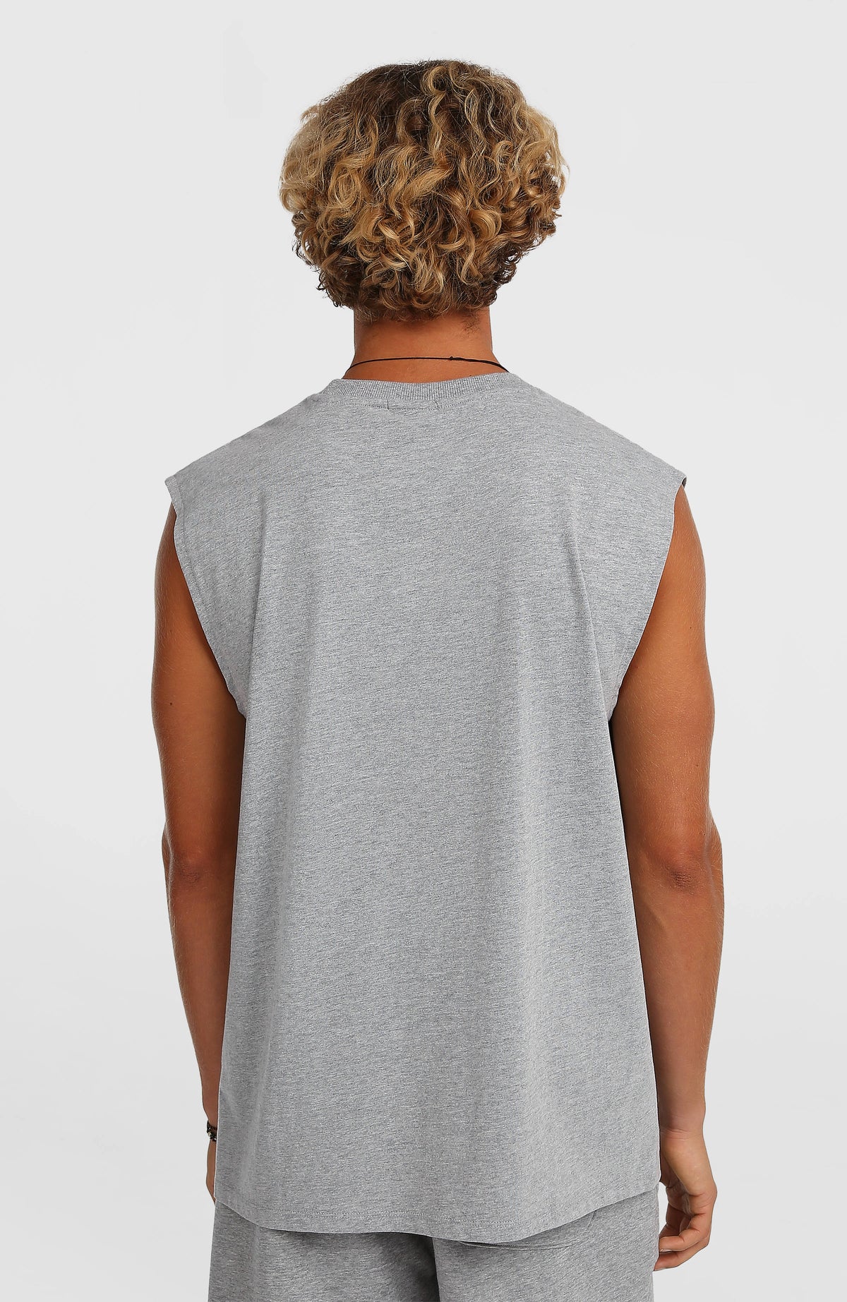 Essentials 90s Graphic Tank Top | Silver Melee
