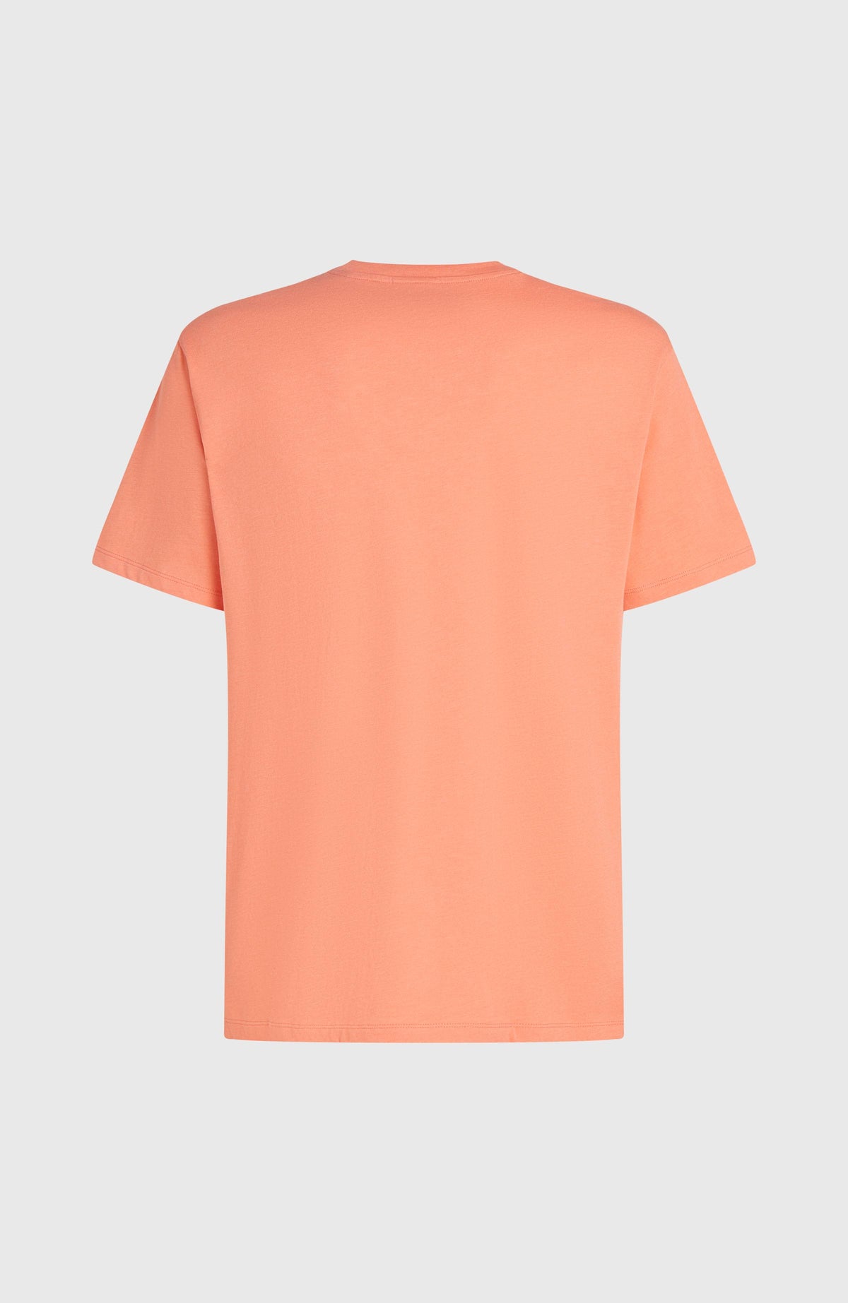 Melange Chest Print T-Shirt | Funky Peach