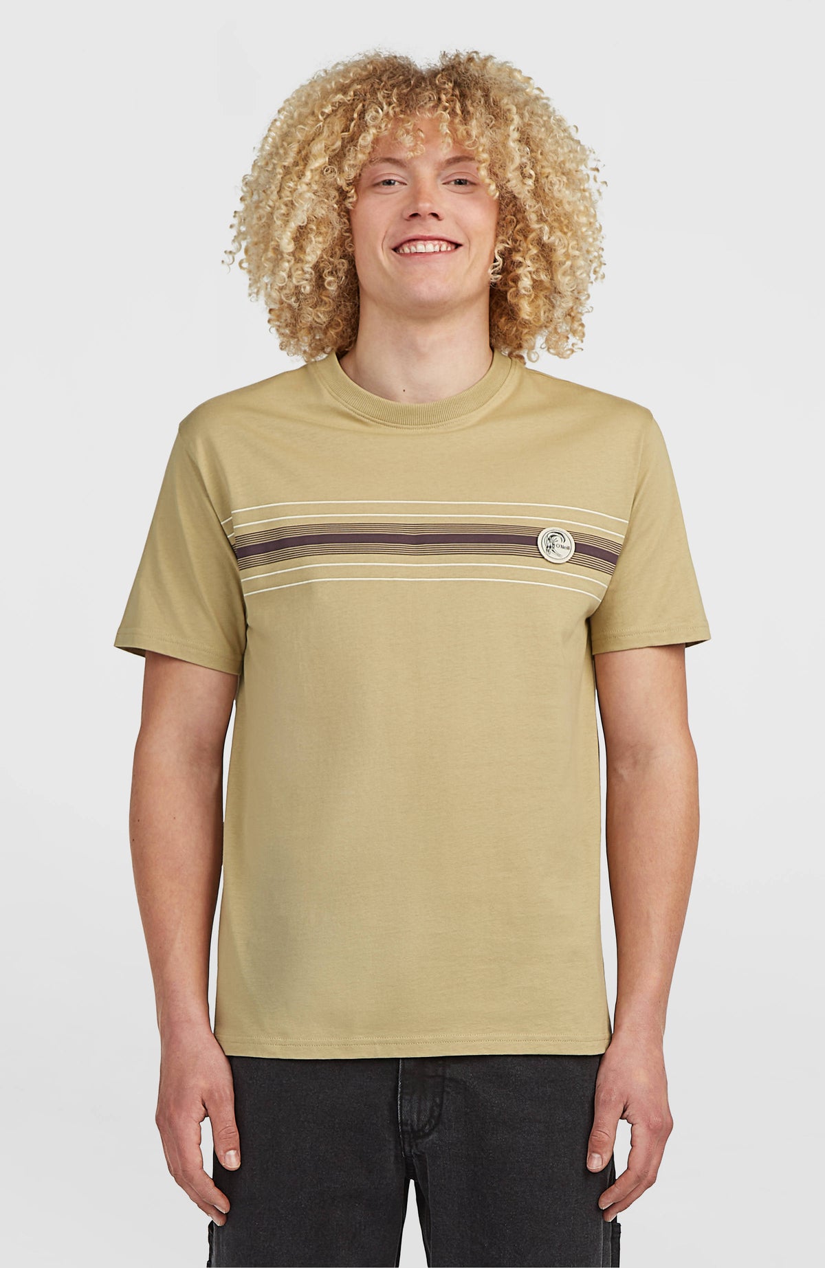 O'Riginals Stripe T-Shirt | Olive Blush