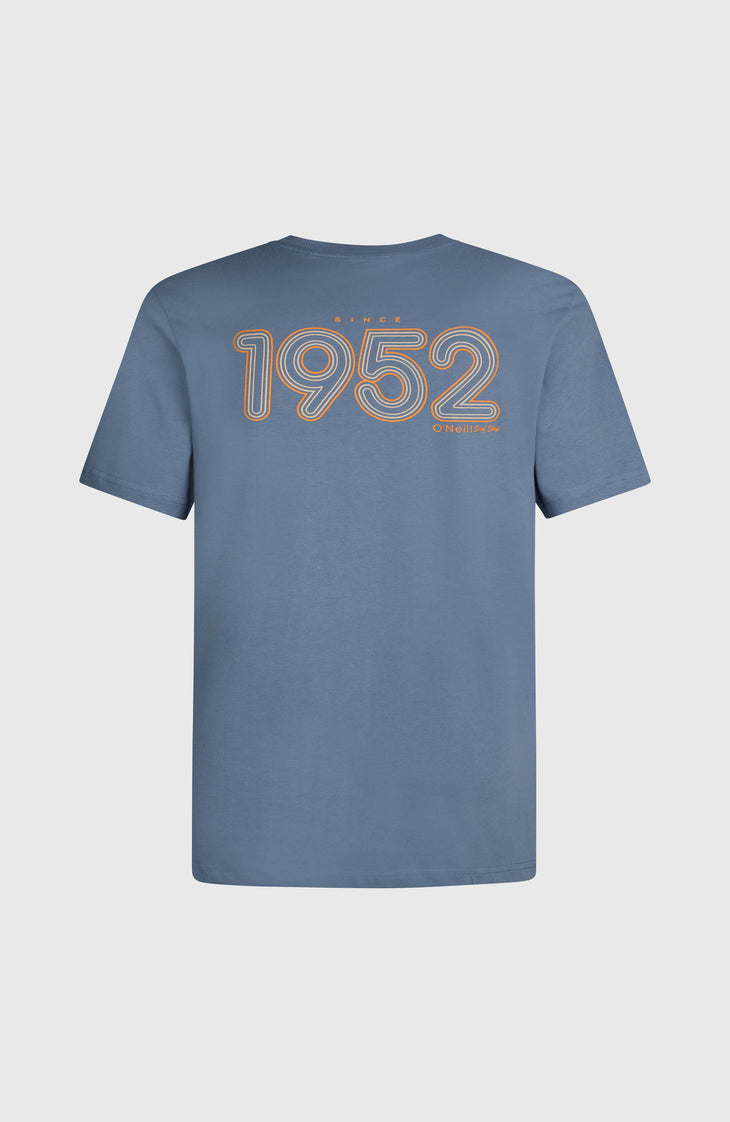 O'RIGINALS RETRO BACK PRINT T-SHIRT | Mozart Blue