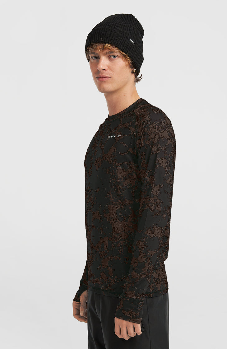 Baselayer Top | Black/Beige Quarry
