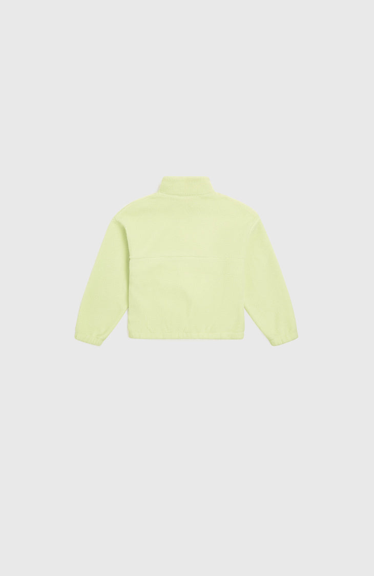 High-Pile Full-Zip Fleece | Lime Wash
