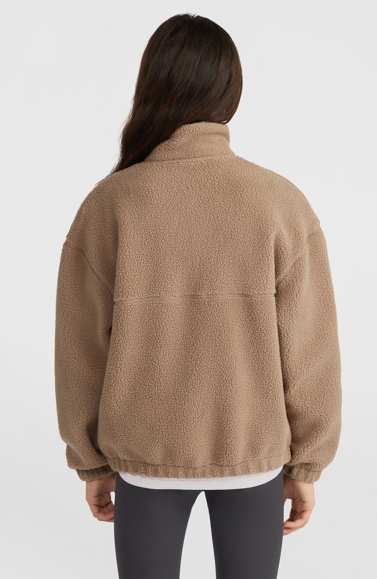 High-Pile Full-Zip Fleece | Concrete