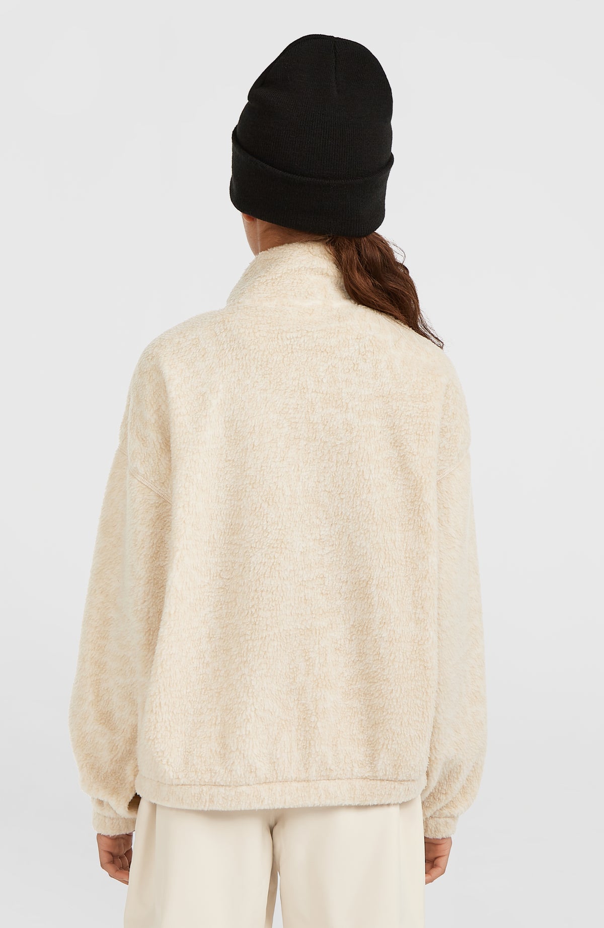 High-Pile Full-Zip Fleece | Macaron Animalica