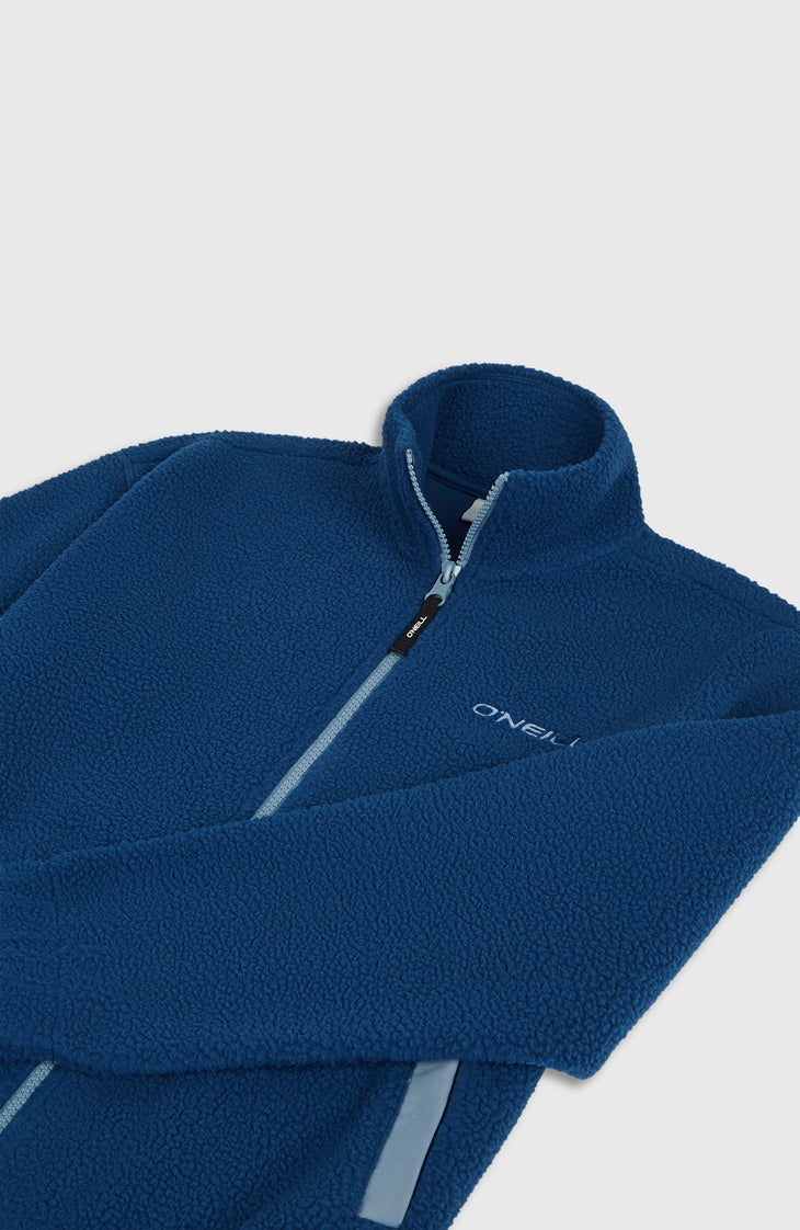High-Pile Full-Zip Fleece | Regal Blue