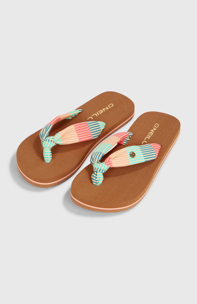 Ditsy Sun Sandals | Stipple Stripe Ditsy Sun Sandals | Stipple Stripe