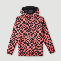 Ridge Anorak Jacket | Pink Checkboard