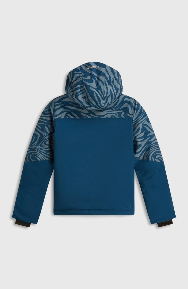 FWC'Cruz Triple Snow Jacket | Blue Swirl Zebra