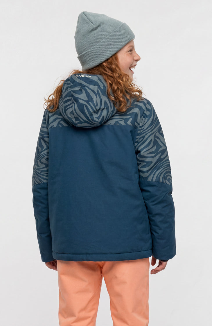 FWC'Cruz Triple Snow Jacket | Blue Swirl Zebra