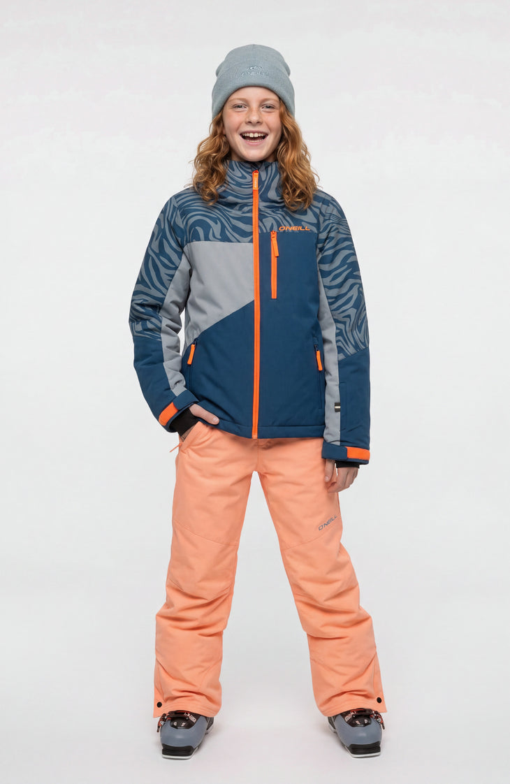 FWC'Cruz Triple Snow Jacket | Blue Swirl Zebra