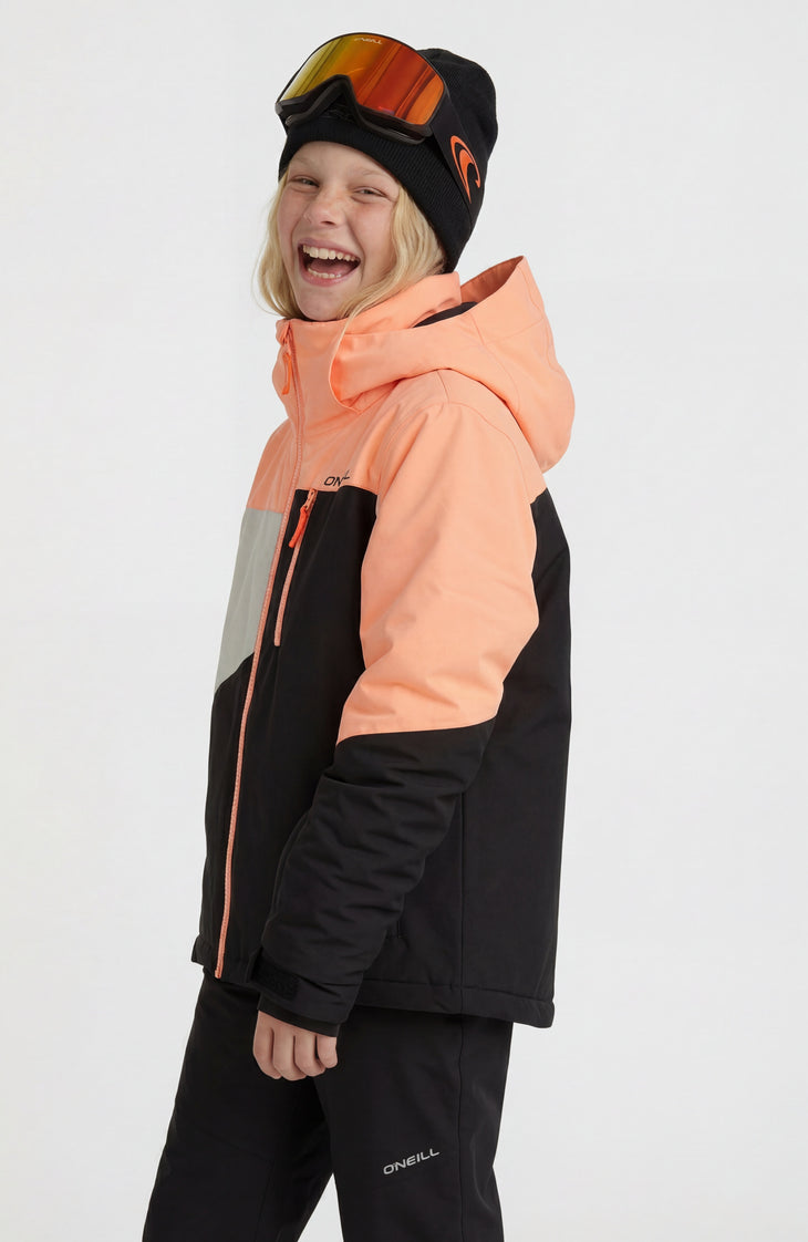 FWC'Cruz Triple Snow Jacket | Funky Peach Colour Block