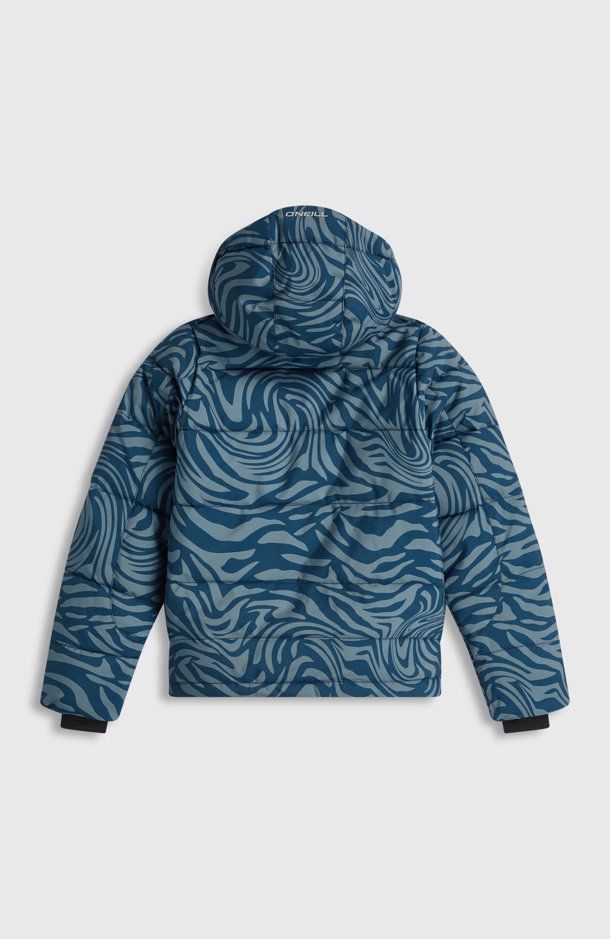 FWC'Cruz Puffer Snow Jacket | Blue Swirl Zebra