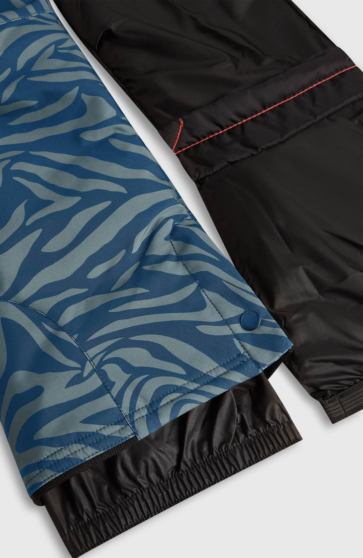 FWC'Cruz Snow Pants | Blue Swirl Zebra