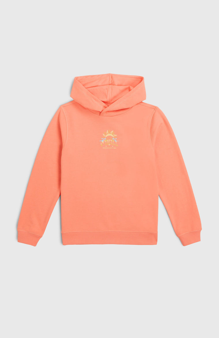 Back Print Hoodie | Coral Pink Back Print Hoodie | Coral Pink