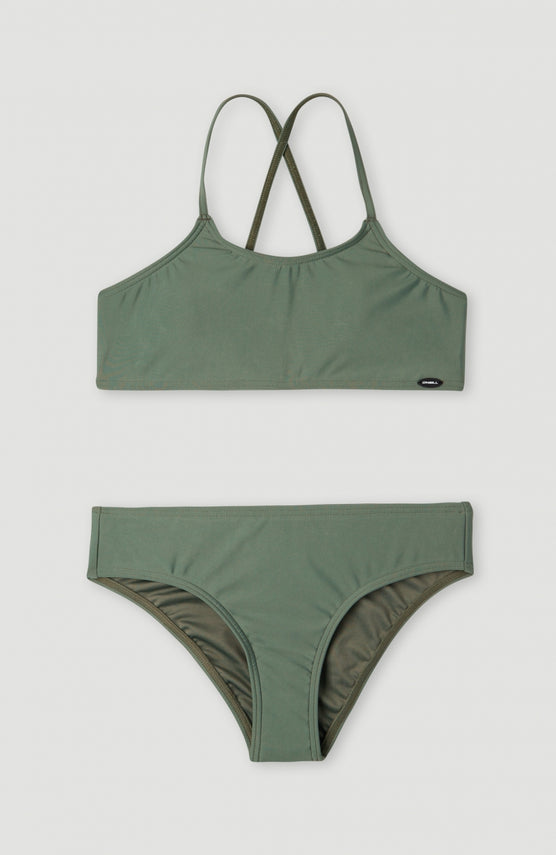 Essentials Bralette Bikini Set | Lily Pad