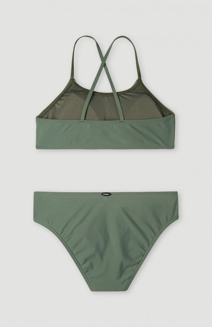 Essentials Bralette Bikini Set | Lily Pad
