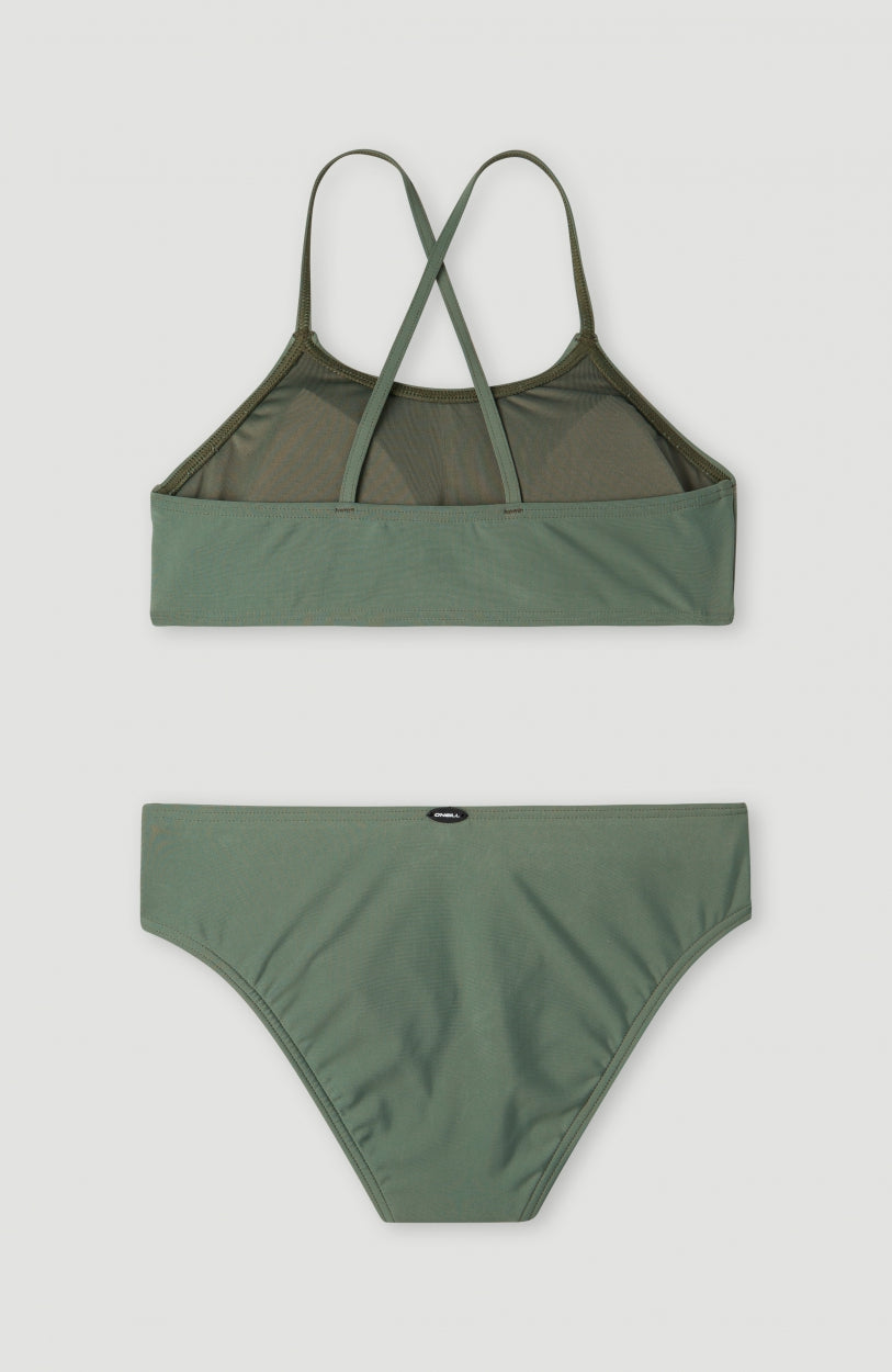 Essentials Bralette Bikini Set | Lily Pad