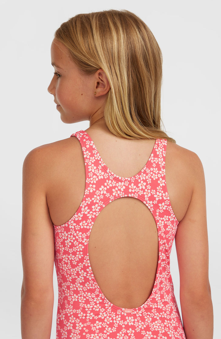Essentials Swimsuit | Pink Milliflower