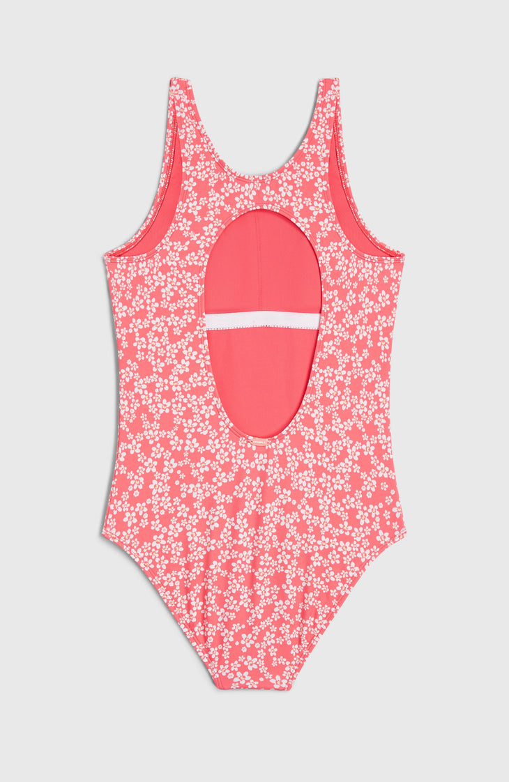 Essentials Swimsuit | Pink Milliflower