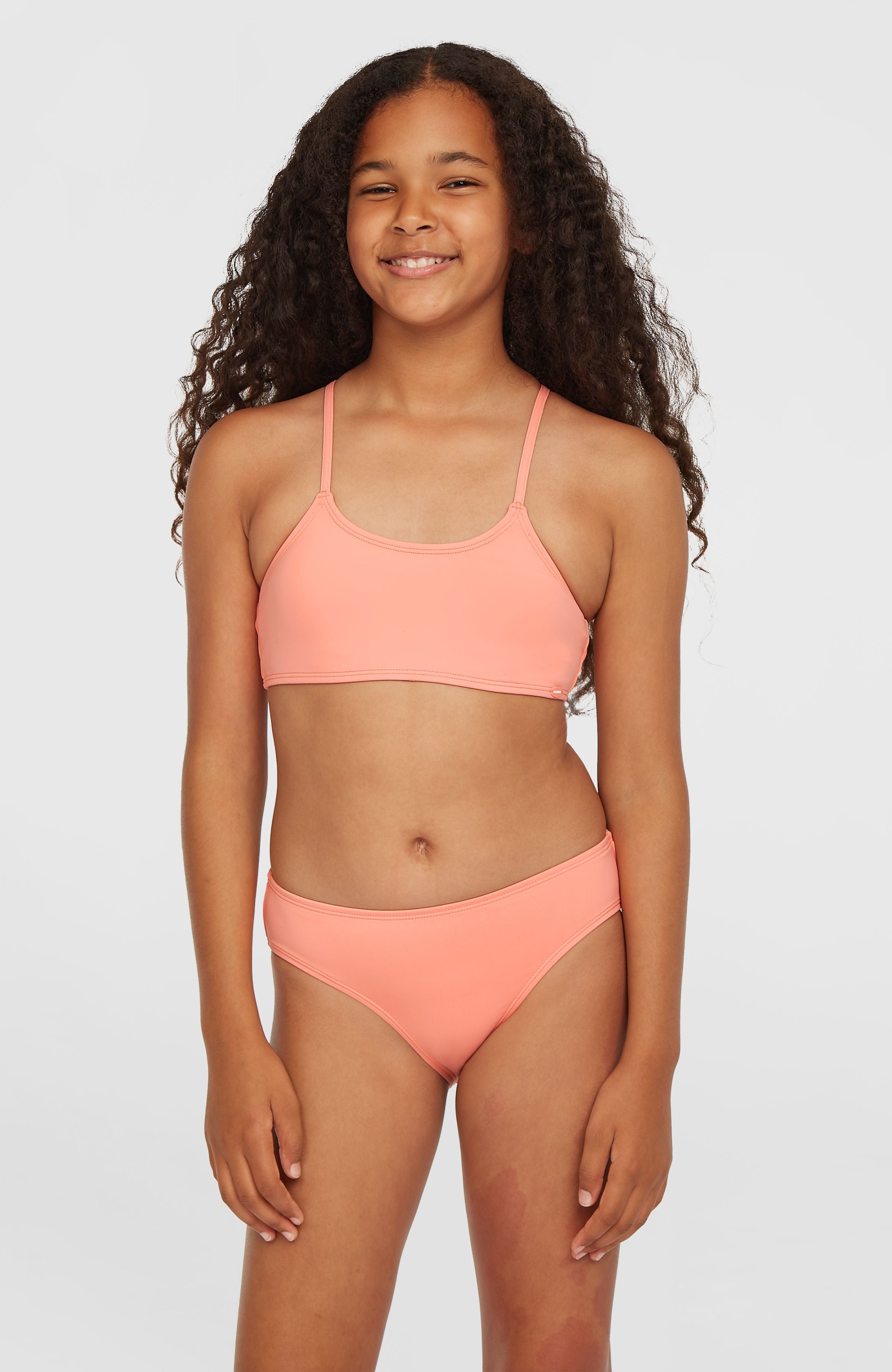 Essentials Bralette Bikini Set | Coral Pink – O'Neill