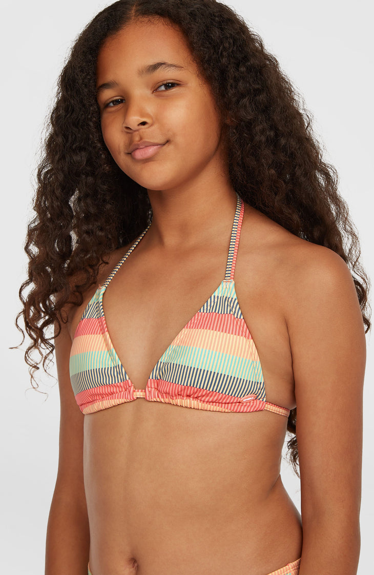 Essentials Triangle Bikini Set | Stipple Stripe