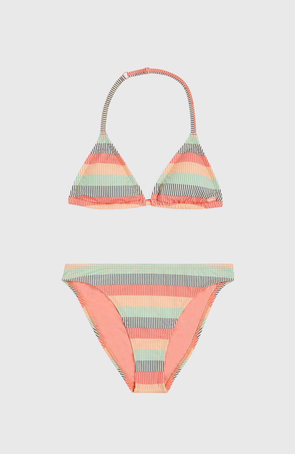 Essentials Triangle Bikini Set | Stipple Stripe