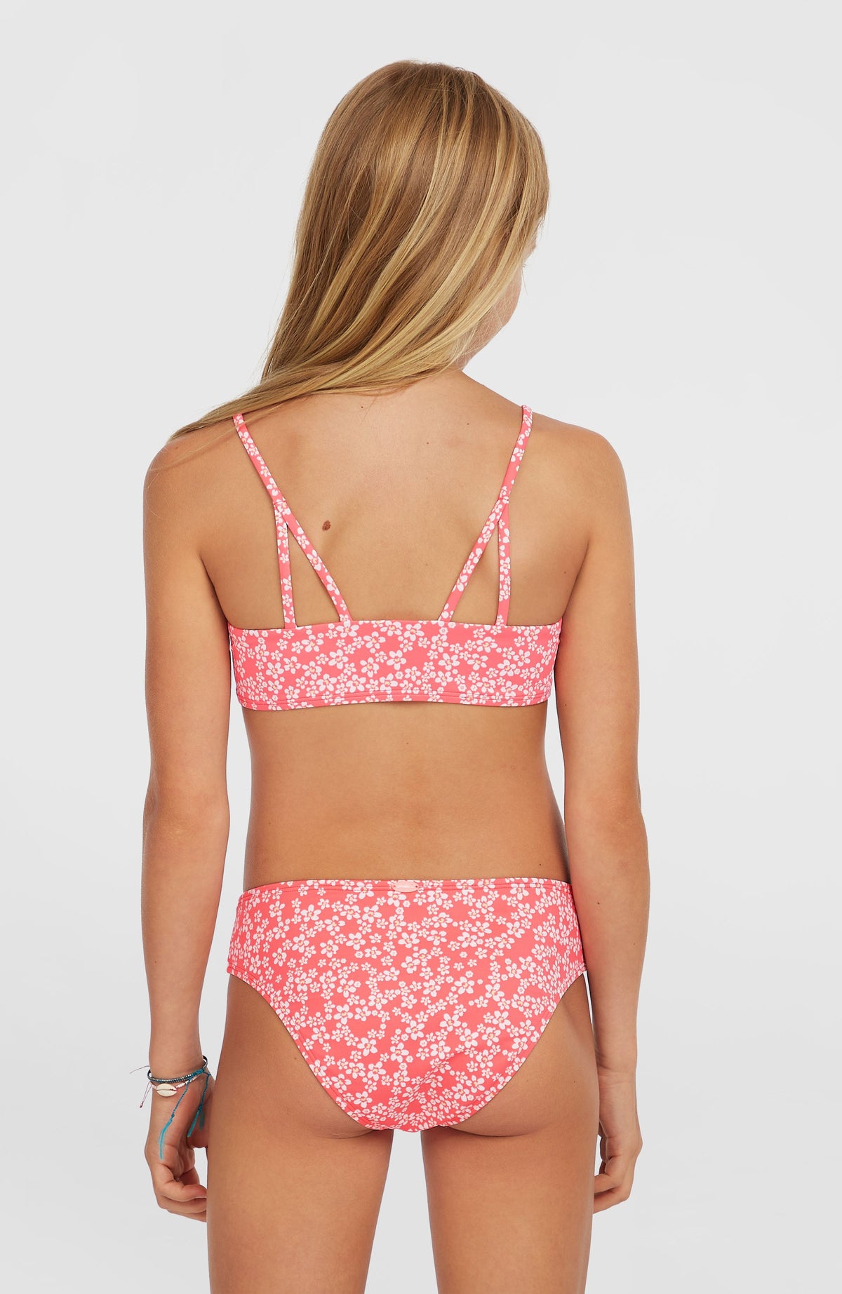 Bralette Bikini Set | Pink Milliflower