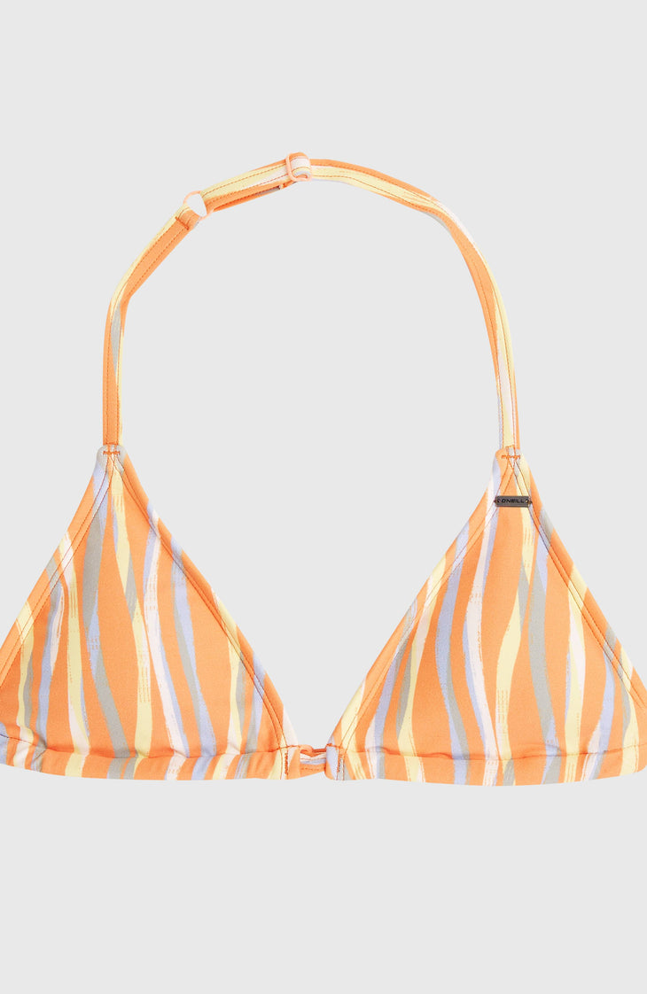 Essentials Triangle Bikini Set | Funky Peach Swirly