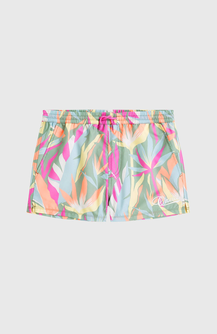 Essentials Swimshorts | Green Wmns Tropicana