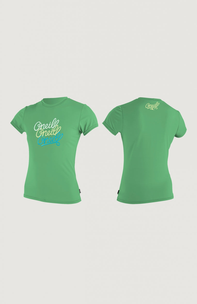 Skins Short Sleeve Rash Tee | Light Green