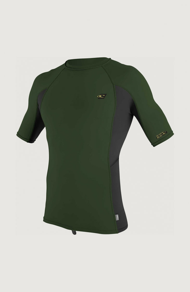 Premium Skins Short Sleeve Rash Guard | Dark Green