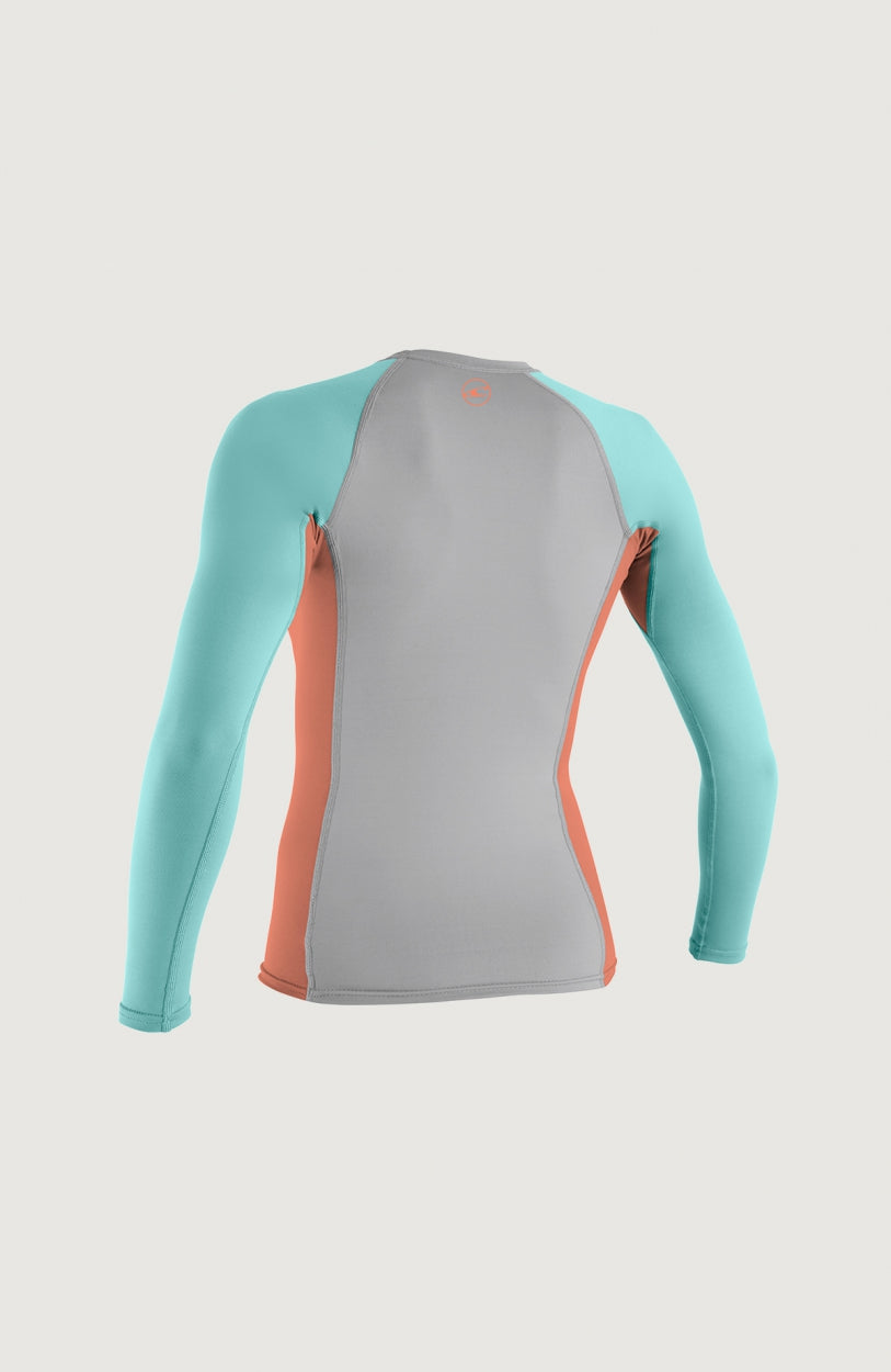 Skins Long Sleeve Crew | Silver