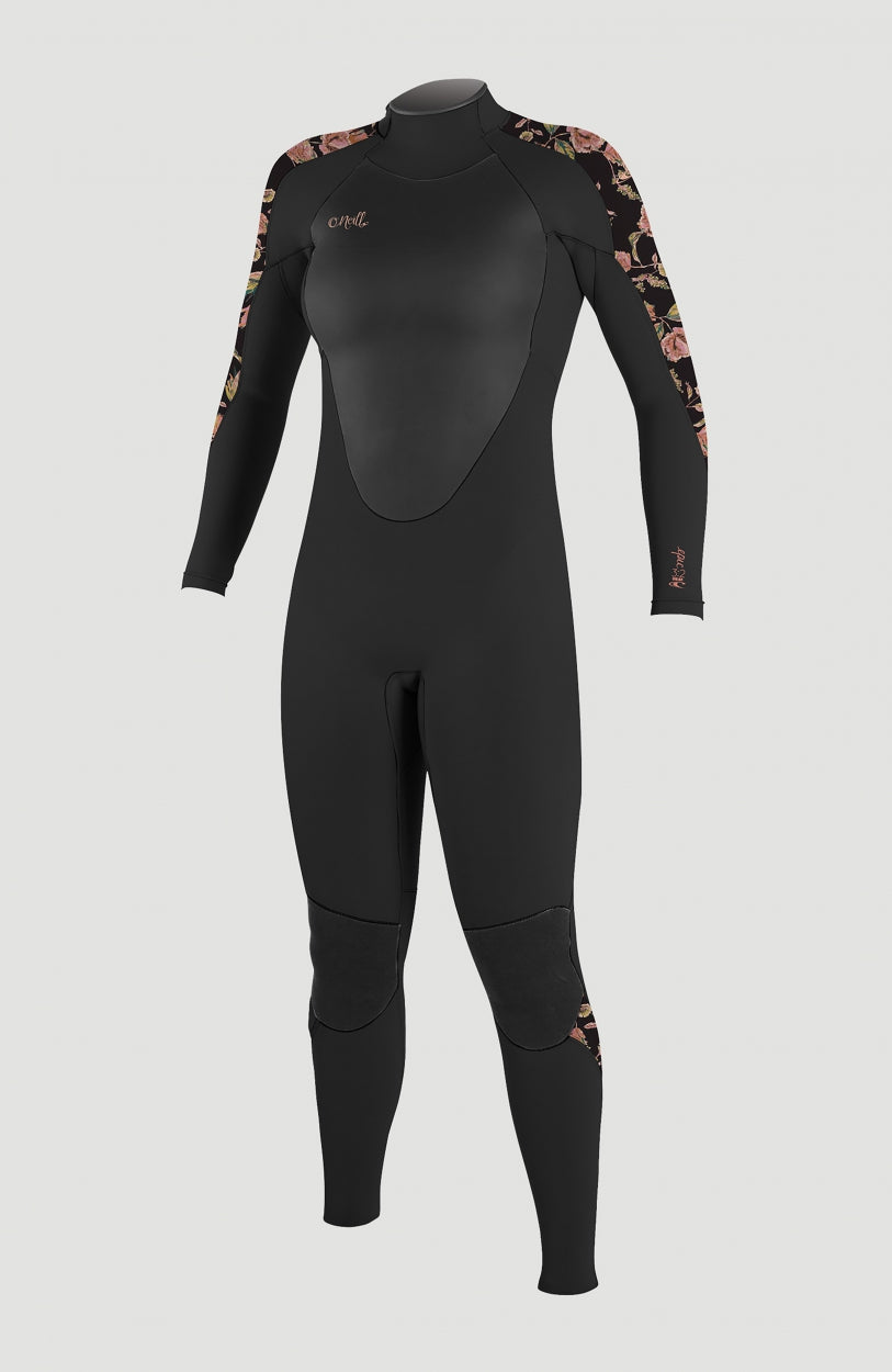 Epic 3/2 Back Zip Full Wetsuit | Black