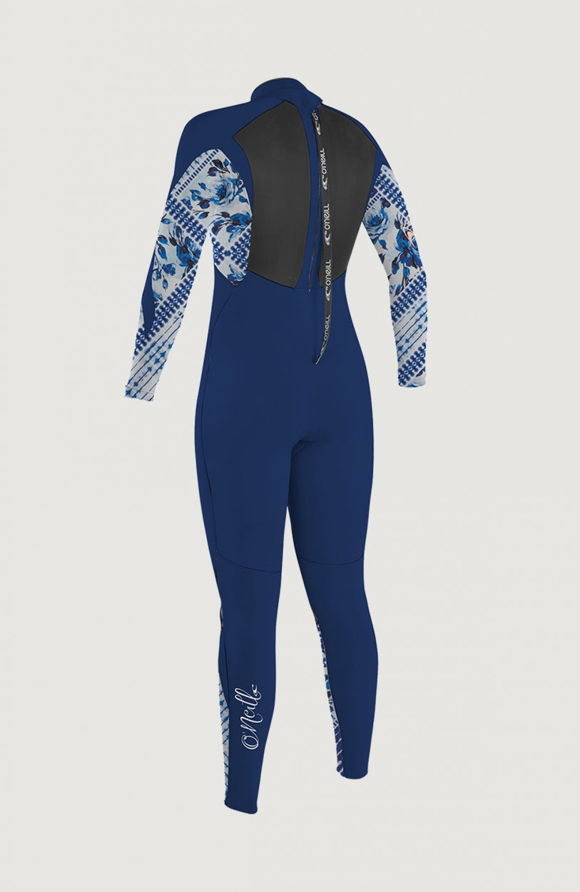 Epic 5/4mm Back Zip Full Wetsuit Girls | Dark Blue
