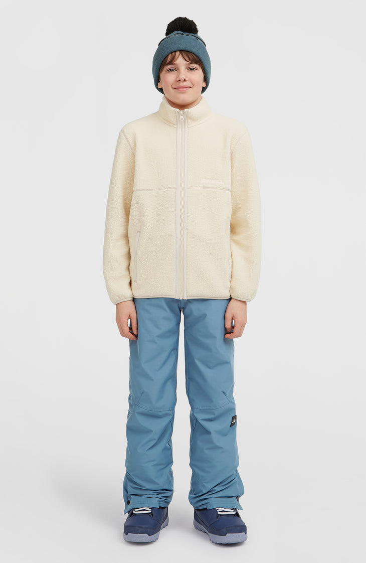 High-Pile Full-Zip Fleece | Macaron