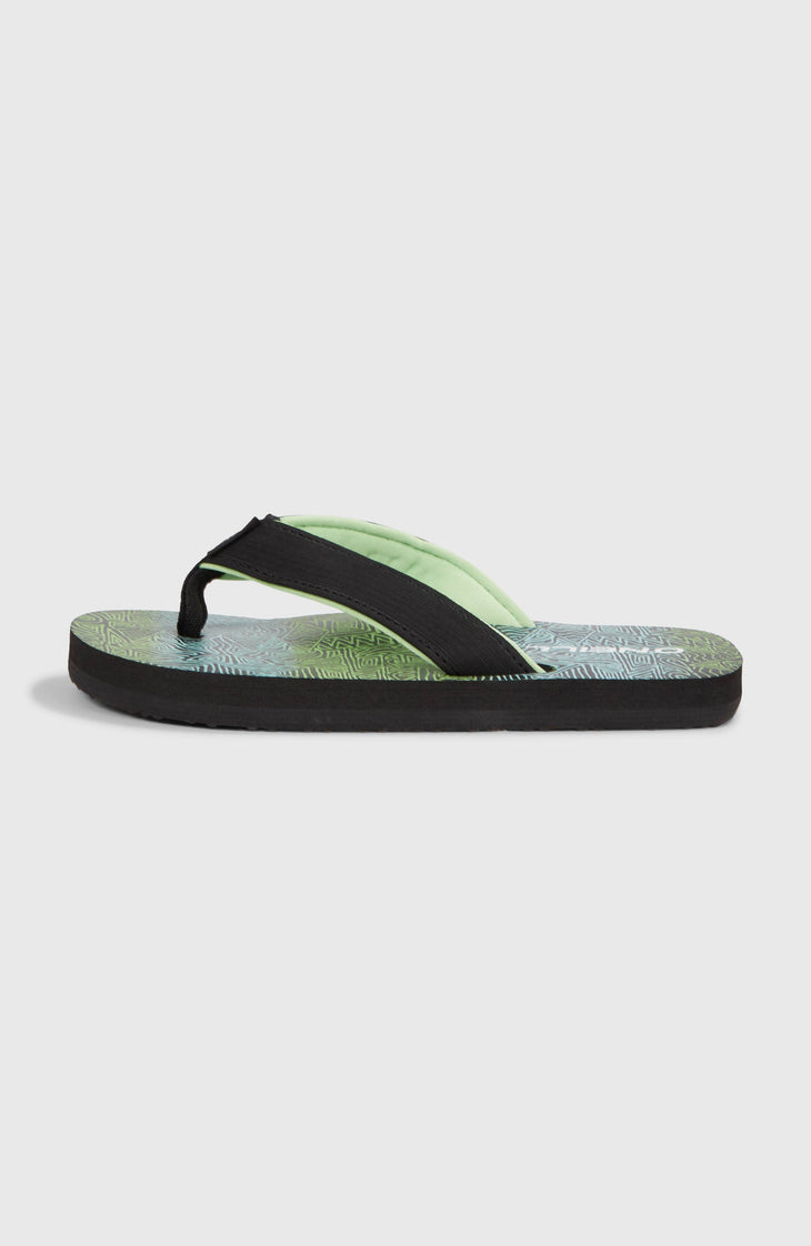 Koosh Graphic Sandals | Blue Gradikat