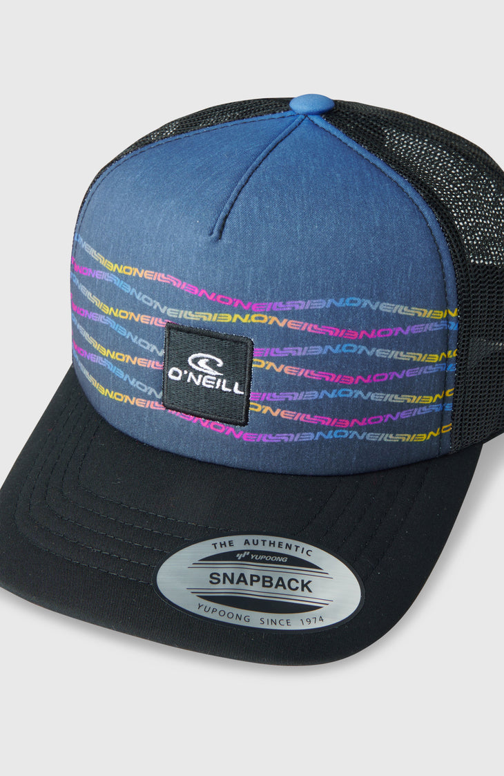 O'Neill Summer Camp Trucker Cap | Boys Blue Heritage Flip