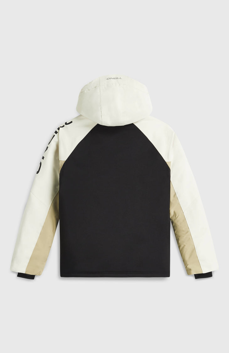 FWC'Cruz Mean Machine Snow Jacket | Linen White Colour Block