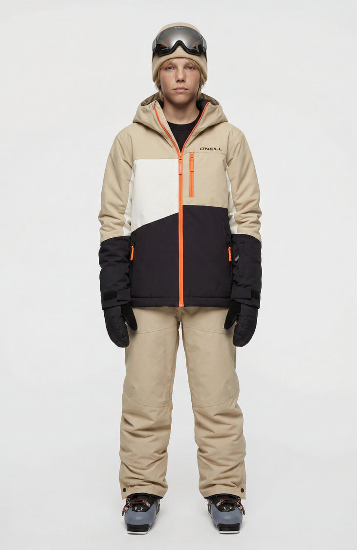 FWC'Cruz Triple Snow Jacket | Olive Blush Colour Block