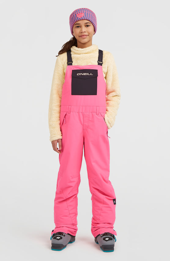 FWC'Cruz Bib Snow Pants | Skater Pink Colour Block