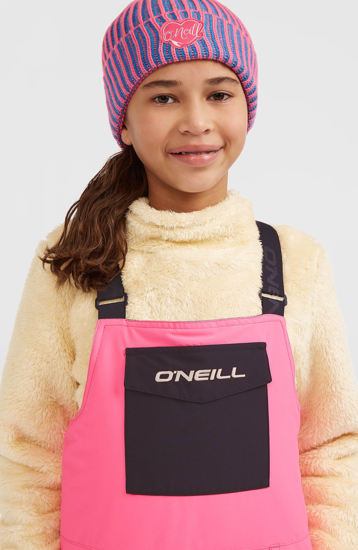 FWC'Cruz Bib Snow Pants | Skater Pink Colour Block